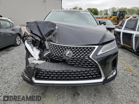 2022 Lexus RX 350 with VIN 2T2HZMAA4NC231760, listed as a Copart auction lot 52738675 with 27,186 mi miles and Salvage Title. Bid and sale history available at DreamBid. Image 5.