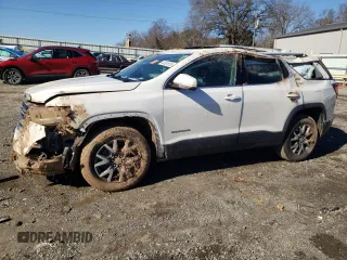 2022 GMC Acadia SLT with VIN 1GKKNML49NZ181042, listed as a Copart auction lot 44181015 with 54,972 mi miles and Salvage Title. Bid and sale history available at carsss.com. Image 1.