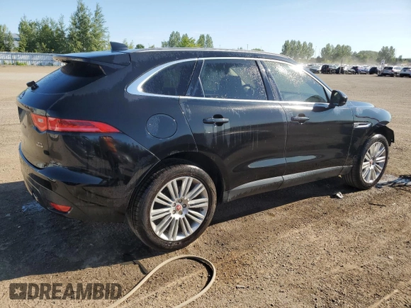 2018 Jaguar F-Pace 30t Portfolio with VIN SADCN2GX2JA239983, listed as a Copart auction lot 61506745 with 130,010 mi miles and Clean title. Bid and sale history available at DreamBid. Image 3.