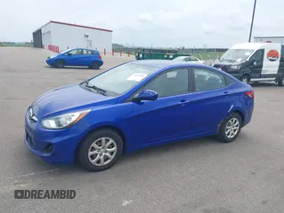 2013 Hyundai Accent GLS with VIN KMHCT4AEXDU422146, listed as a IAAI auction lot 42458301 with 177,335 mi miles and . Bid and sale history available at DreamBid. Image 2.