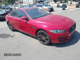 2017 Jaguar XE 25t Prestige with VIN SAJAE4BG6HA947400, listed as a IAAI auction lot 41697309 with 112,862 mi miles. Bid and sale history available at carsss.com. Image 1.