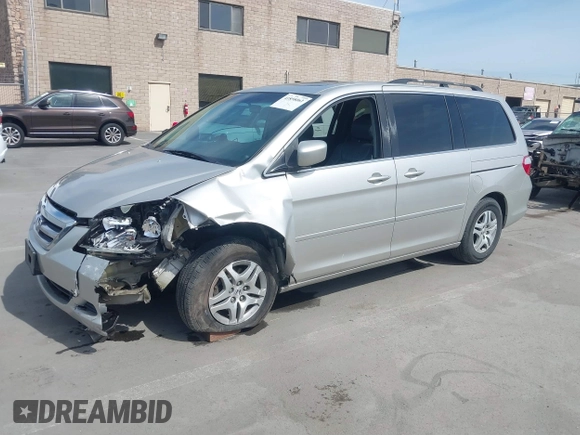 2006 Honda Odyssey EX-L z VIN 5FNRL38736B089963, wystawiony jako IAAI lot #41858061 z przebiegiem 178 845 mil mil oraz . Historia ofert i sprzedaży dostępna na DreamBid. Obrazek 2.
