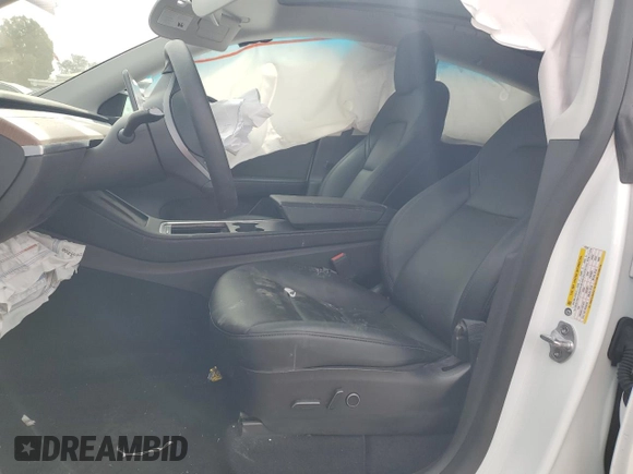 2022 Tesla Model Y Performance with VIN 7SAYGDEF1NF410241, listed as a Copart auction lot 45017155 with 42,652 mi miles and Salvage Title. Bid and sale history available at DreamBid. Image 7.