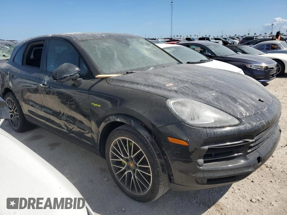 2019 Porsche Cayenne E-Hybrid with VIN WP1AE2AYXKDA50341, listed as a Copart auction lot 74524824 with Not provided miles and Non repairable. Bid and sale history available at DreamBid. Image 4.
