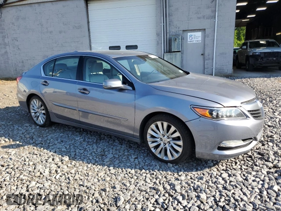 2014 Acura RLX Technology with VIN JH4KC1F58EC001023, listed as a Copart auction lot 62831665 with 226,484 mi miles and Salvage title. Bid and sale history available at DreamBid. Image 4.