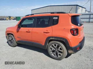 2015 Jeep Renegade Latitude with VIN ZACCJABT1FPB42710, listed as a Copart auction lot 49831015 with 196,048 mi miles and Salvage Title. Bid and sale history available at carsss.com. Image 2.