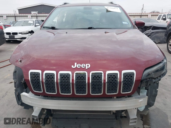 2020 Jeep Cherokee Latitude Plus with VIN 1C4PJLLB7LD585604, listed as a IAAI auction lot 41566073 with 52,529 mi miles. Bid and sale history available at carsss.com. Image 13.