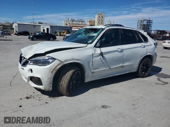2017 BMW X5 sDrive35i with VIN 5UXKR2C32H0X07482, listed as a Copart auction lot 47985525 with 44,717 mi miles and Salvage Title. Bid and sale history available at carsss.com. Image 1.