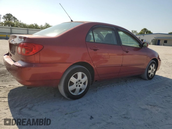 2008 Toyota Corolla CE with VIN 1NXBR32E68Z033223, listed as a Copart auction lot 55874055 with 156,500 mi miles and Clean Title. Bid and sale history available at DreamBid. Image 3.