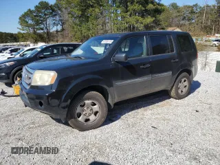 2011 Honda Pilot LX with VIN 5FNYF3H23BB056351, listed as a Copart auction lot 47038115 with 177,629 mi miles and Salvage title. Bid and sale history available at DreamBid. Image 1.