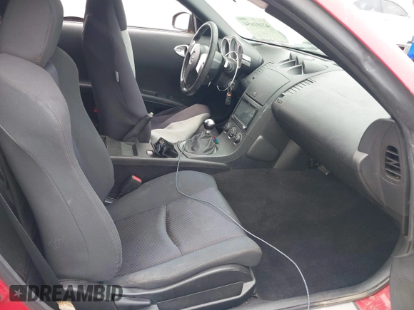 2005 Nissan 350Z Enthusiast with VIN JN1AZ34D65M610500, listed as a IAAI auction lot 42101654 with 190,896 mi miles. Bid and sale history available at carsss.com. Image 5.