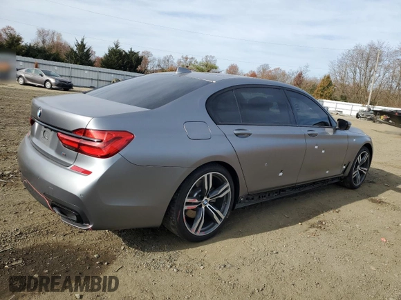 2019 BMW 7 Series 740i with VIN WBA7E2C53KB216819, listed as a Copart auction lot 76676013 with 60,928 mi miles. Bid and sale history available at carsss.com. Image 3.