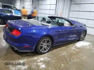 2015 Ford Mustang EcoBoost Premium z VIN 1FATP8UH2F5387031, wystawiony jako Copart lot #46362525 z przebiegiem Nie podano mil oraz Szkoda całkowita • Salvage title. Historia ofert i sprzedaży dostępna na DreamBid. Obrazek 3.