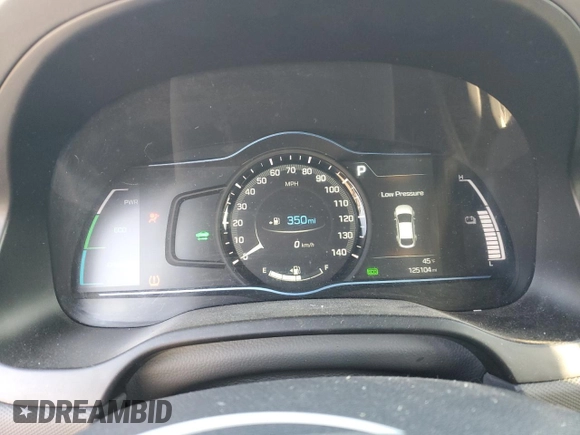 2017 Hyundai Ioniq Limited with VIN KMHC85LC7HU018827, listed as a Copart auction lot 42440655 with 125,104 mi miles and Salvage Title. Bid and sale history available at DreamBid. Image 9.