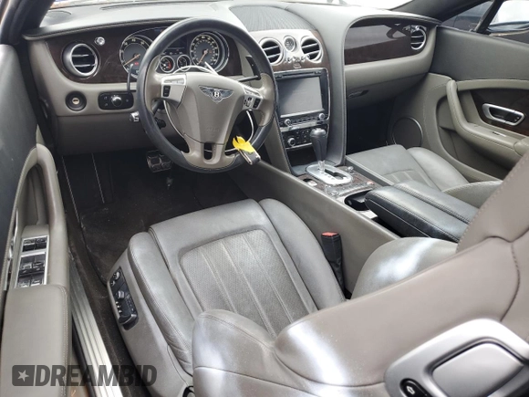 2014 Bentley Continental GT with VIN SCBFT7ZA2EC088631, listed as a Copart auction lot 77829624 with 40,198 mi miles and Salvage Title. Bid and sale history available at DreamBid. Image 8.