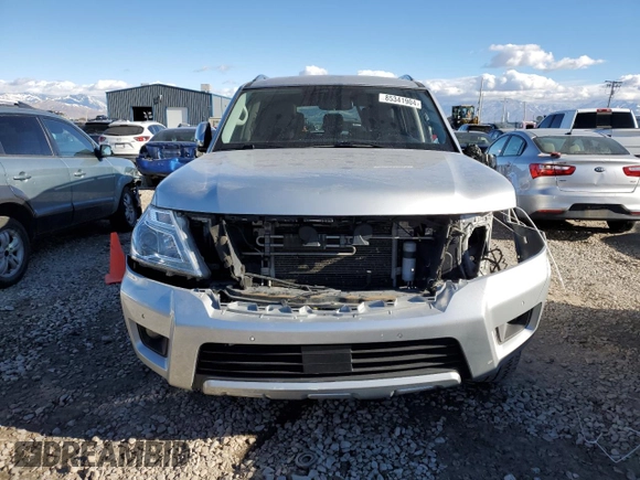 2018 Nissan Armada SL z VIN JN8AY2NC2J9556940, wystawiony jako Copart lot #85341904 z przebiegiem 133 725 mil mil oraz Szkoda całkowita • Salvage title. Historia ofert i sprzedaży dostępna na DreamBid. Obrazek 5.