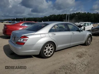 2007 Mercedes-Benz S 550 with VIN WDDNG71X17A127680, listed as a Copart auction lot 61382985 with 268,493 mi miles and Salvage title. Bid and sale history available at DreamBid. Image 3.