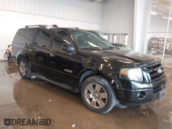 2007 Ford Expedition Max Limited with VIN 1FMFK20577LA22657, listed as a IAAI auction lot 41362759 with 216,844 mi miles and . Bid and sale history available at DreamBid. Image 1.