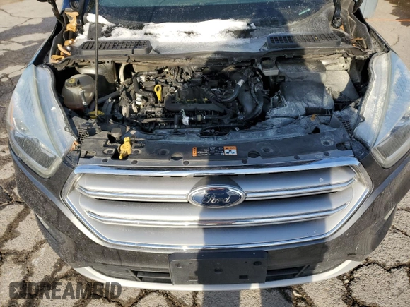 2017 Ford Escape Titanium with VIN 1FMCU0JD6HUB48690, listed as a Copart auction lot 45940845 with 160,296 mi miles and Salvage Title. Bid and sale history available at carsss.com. Image 13.