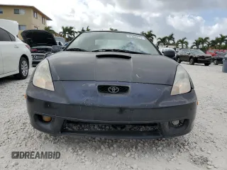 2001 Toyota Celica GT with VIN JTDDR32T010111004, listed as a Copart auction lot 47606075 with 169,968 mi miles and Clean Title. Bid and sale history available at carsss.com. Image 5.