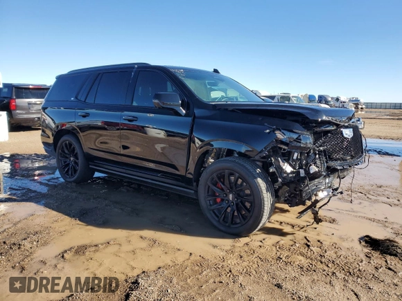 2024 Cadillac Escalade 4WD Sport Platinum z VIN 1GYS4GKL3RR331798, wystawiony jako Copart lot #81526454 z przebiegiem 4 140 mil mil oraz Szkoda całkowita • Salvage title. Historia ofert i sprzedaży dostępna na DreamBid. Obrazek 4.