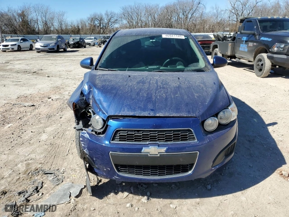 2014 Chevrolet Sonic LT with VIN 1G1JC5SH0E4196641, listed as a Copart auction lot 46941145 with 106,306 mi miles and Salvage Title. Bid and sale history available at carsss.com. Image 5.