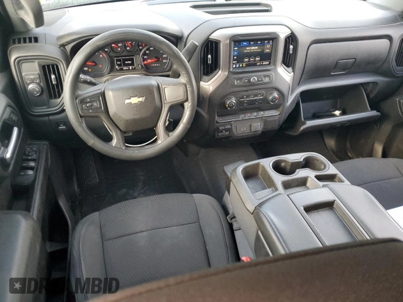 2020 Chevrolet Silverado 1500 Custom with VIN 1GCRWBEF9LZ258712, listed as a Copart auction lot 42992025 with 61,300 mi miles and Salvage Title. Bid and sale history available at carsss.com. Image 8.