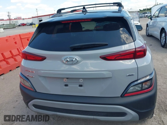2023 Hyundai Kona SEL with VIN KM8K6CAB4PU008576, listed as a IAAI auction lot 42238107 with 40,248 mi miles and . Bid and sale history available at DreamBid. Image 16.