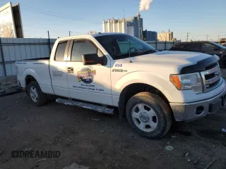 2013 Ford F-150 XL with VIN 1FTEX1CM2DFD53719, listed as a Copart auction lot 42624595 with 197,015 mi miles and Salvage title. Bid and sale history available at DreamBid. Image 4.