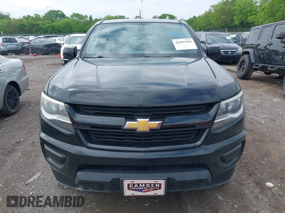 2018 Chevrolet Colorado 2WD Work Truck with VIN 1GCHSBEA9J1111958, listed as a IAAI auction lot 42097850 with 91,562 mi miles. Bid and sale history available at carsss.com. Image 12.