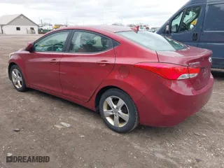 2013 Hyundai Elantra GLS with VIN 5NPDH4AE2DH256905, listed as a IAAI auction lot 41838789 with 189,392 mi miles. Bid and sale history available at carsss.com. Image 3.