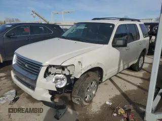 2010 Ford Explorer XLT with VIN 1FMEU7DE3AUA43357, listed as a Copart auction lot 46549195 with 171,887 mi miles and Salvage Title. Bid and sale history available at carsss.com. Image 1.