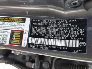 2015 Toyota Camry XLE with VIN 4T4BF1FKXFR465183, listed as a IAAI auction lot 41994681 with 113,891 mi miles and . Bid and sale history available at carsss.com. Image 9.