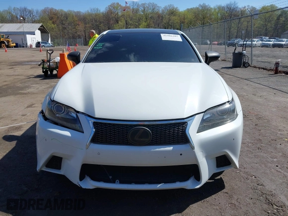 2014 Lexus GS 350 with VIN JTHBE1BL5E5038808, listed as a IAAI auction lot 41986207 with 181,659 mi miles. Bid and sale history available at carsss.com. Image 12.