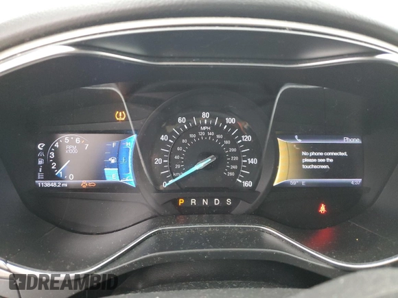 2013 Ford Fusion SE with VIN 3FA6P0H93DR190879, listed as a Copart auction lot 55967615 with 113,848 mi miles and Salvage title. Bid and sale history available at DreamBid. Image 9.