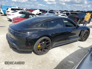 2022 Porsche Taycan with VIN WP0AA2Y16NSA11528, listed as a Copart auction lot 77314554 with 19,910 mi miles and Non repairable. Bid and sale history available at DreamBid. Image 3.