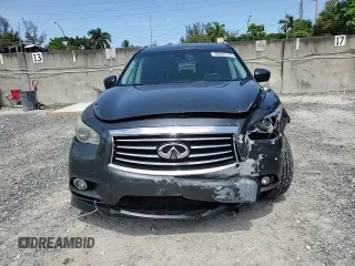 2014 Infiniti QX60 with VIN 5N1AL0MN1EC523322, listed as a Copart auction lot 58406745 with 156,217 mi miles and Salvage title. Bid and sale history available at DreamBid. Image 14.