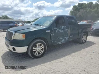 2007 Ford F-150 XLT with VIN 1FTPW12V27KA72733, listed as a Copart auction lot 54385085 with 160,676 mi miles and Salvage Title. Bid and sale history available at carsss.com. Image 1.