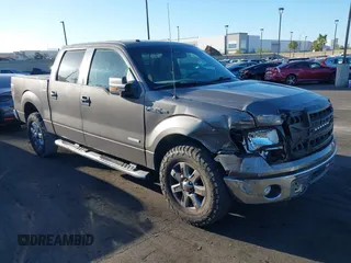 2014 Ford F-150 XL with VIN 1FTFW1CT0EFB69945, listed as a IAAI auction lot 42507421 with 141,167 mi miles and . Bid and sale history available at DreamBid. Image 1.