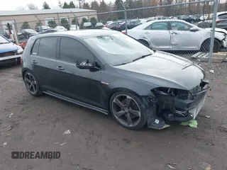 2015 Volkswagen Golf GTI SE with VIN 3VW5T7AU5FM102579, listed as a IAAI auction lot 41131577 with 97,894 mi miles. Bid and sale history available at carsss.com. Image 1.
