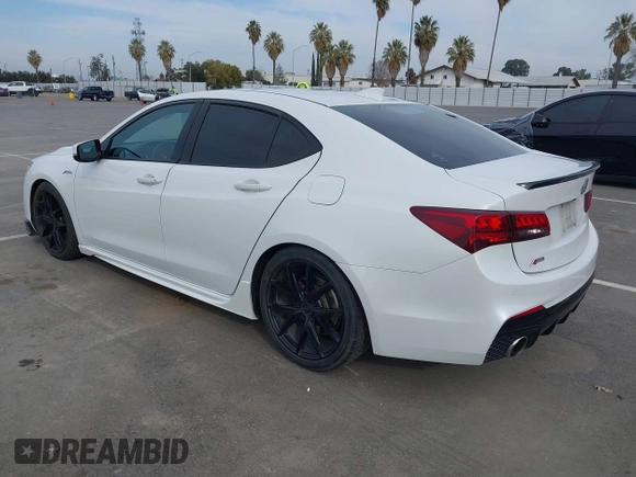2019 Acura TLX w/A-Spec Pkg with VIN 19UUB1F60KA006344, listed as a IAAI auction lot 41429268 with 113,805 mi miles. Bid and sale history available at carsss.com. Image 3.