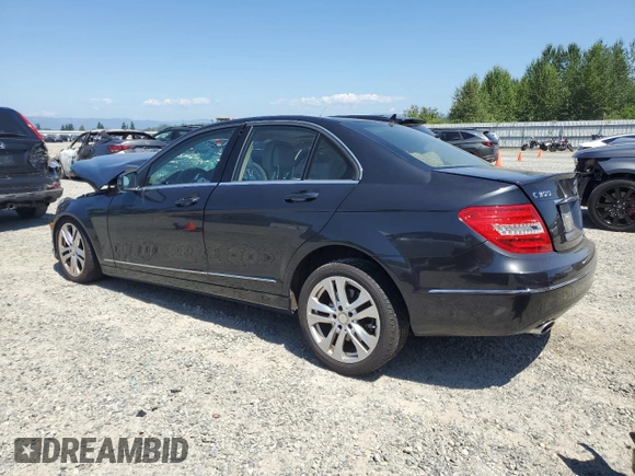 2013 Mercedes-Benz C 300 Sport with VIN WDDGF8AB6DR251348, listed as a Copart auction lot 65411795 with Not provided miles and Salvage title. Bid and sale history available at DreamBid. Image 2.