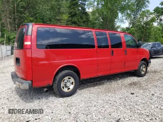 2010 Chevrolet Express Passenger LT z VIN 1GA2G1DG7A1160950, wystawiony jako Copart lot #60605565 z przebiegiem 173 684 mil mil oraz Szkoda całkowita • Salvage title. Historia ofert i sprzedaży dostępna na DreamBid. Obrazek 3.