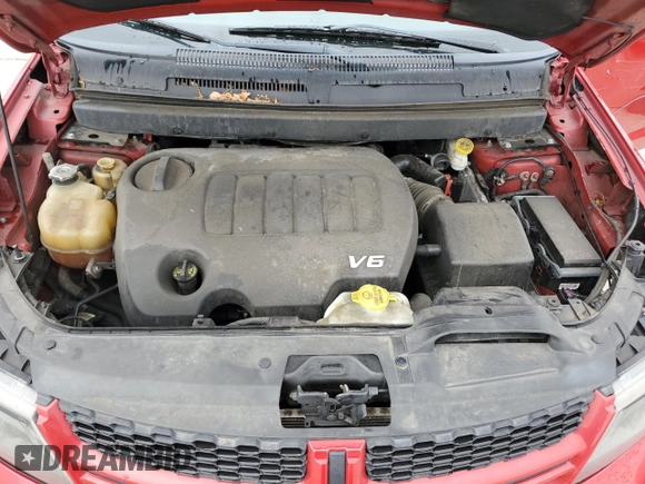 2018 Dodge Journey GT with VIN 3C4PDCEG1JT473257, listed as a Copart auction lot 58973915 with 166,172 mi miles and Salvage title. Bid and sale history available at DreamBid. Image 12.