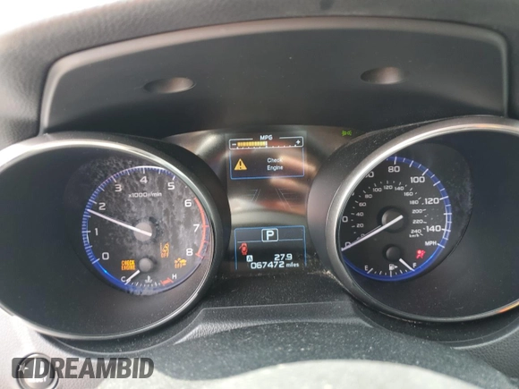 2018 Subaru Outback Premium with VIN 4S4BSAFC7J3204381, listed as a Copart auction lot 59264455 with 67,472 mi miles and Salvage title. Bid and sale history available at DreamBid. Image 9.