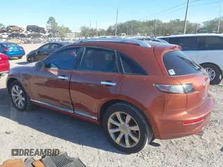 2007 Infiniti FX with VIN JNRAS08W07X202006, listed as a IAAI auction lot 41255199 with 145,291 mi miles and . Bid and sale history available at DreamBid. Image 14.
