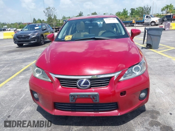 2013 Lexus CT 200h with VIN JTHKD5BH4D2134161, listed as a IAAI auction lot 42501508 with 227,626 mi miles and . Bid and sale history available at DreamBid. Image 11.