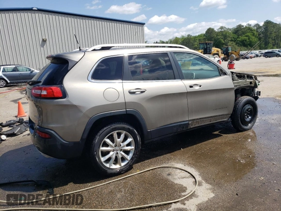 2016 Jeep Cherokee Limited with VIN 1C4PJMDS4GW363942, listed as a Copart auction lot 52027945 with 125,113 mi miles and Salvage Title. Bid and sale history available at DreamBid. Image 3.
