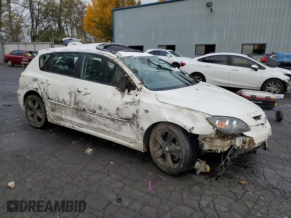 2007 Mazda 3 S Sport with VIN JM1BK144471602300, listed as a Copart auction lot 79144314 with Not Provided miles and Salvage Title. Bid and sale history available at DreamBid. Image 4.