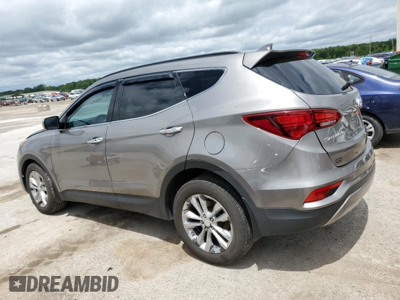 2017 Hyundai Santa Fe 2.0T with VIN 5XYZUDLA9HG437458, listed as a Copart auction lot 57751415 with 117,469 mi miles and Salvage title. Bid and sale history available at DreamBid. Image 2.